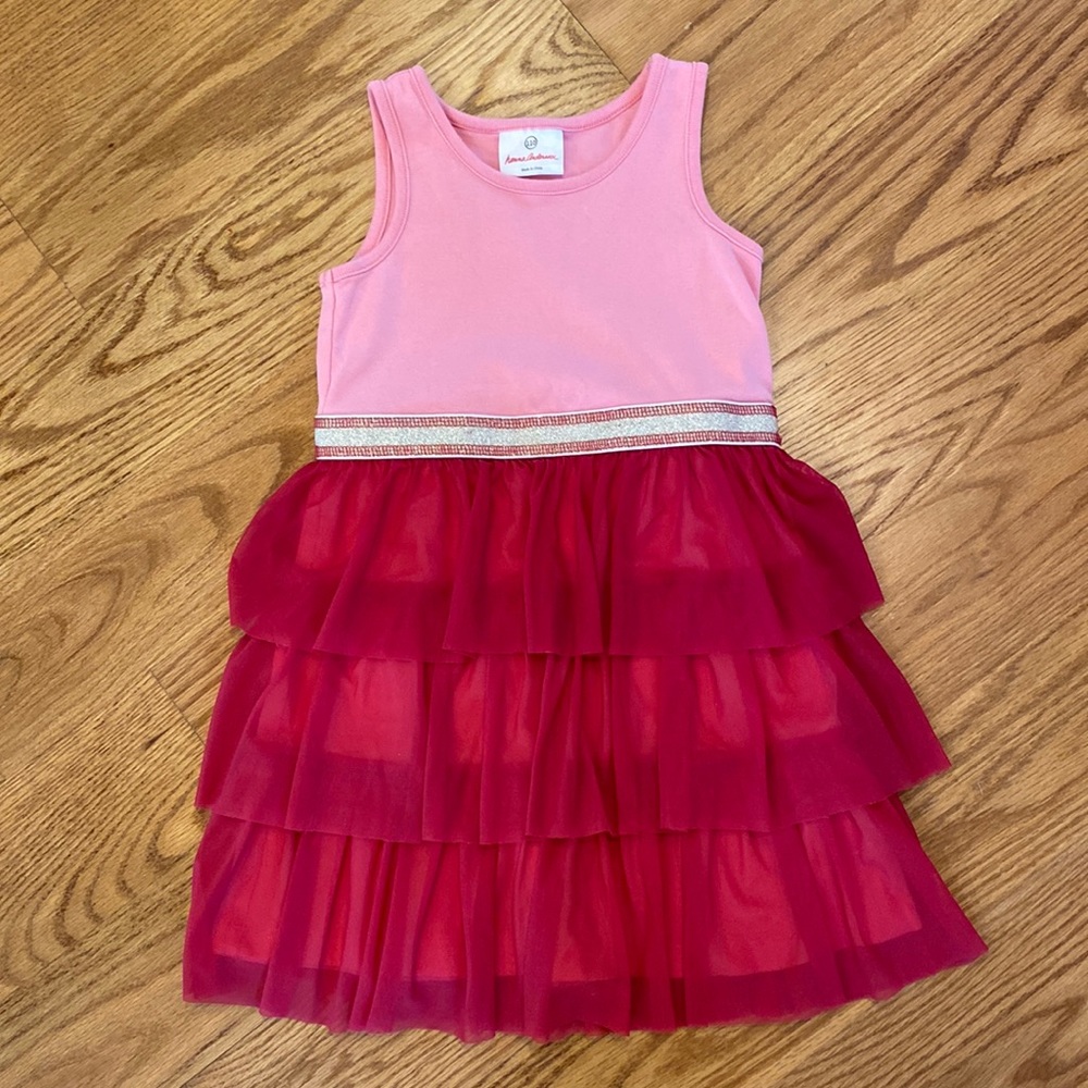 Hanna Andersson ruffle dress, size 110